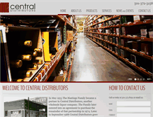 Tablet Screenshot of centraldist.com